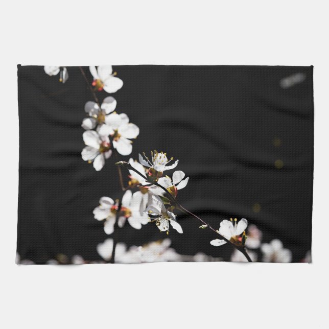 Sakura-Blume Geschirrtuch (Horizontal)