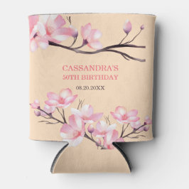 Sakura Blush Pink Cherry Blossom Peach Birthday Dosenkühler