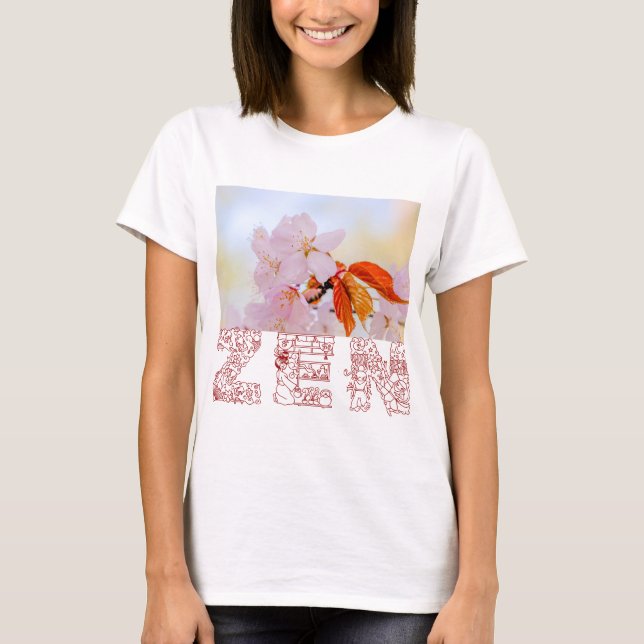Sakura - Blüte der japanischen Kirsche T-Shirt (Vorderseite)