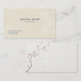 Sakura Business Card – Minimal Japanese Premium Visitenkarte