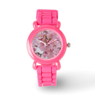 Sakura Cheroms Blüten Pink Armbanduhr