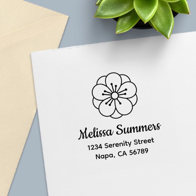 Sakura Cherry Blossom Flower Address Permastempel (Von Creator hochgeladen)