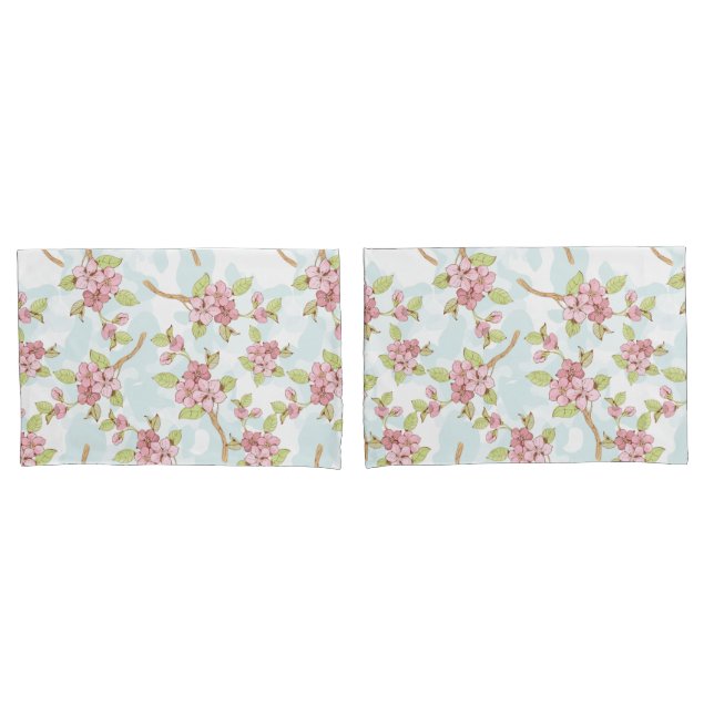 Sakura/Cherry Blossom Kissenbezug (Vorderseite-Set)