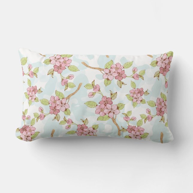 Sakura/Cherry Blossom Lendenkissen (Vorderseite)