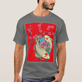 Sakura Cherry Blossom Taisho Sanke Japanischer Fis T-Shirt