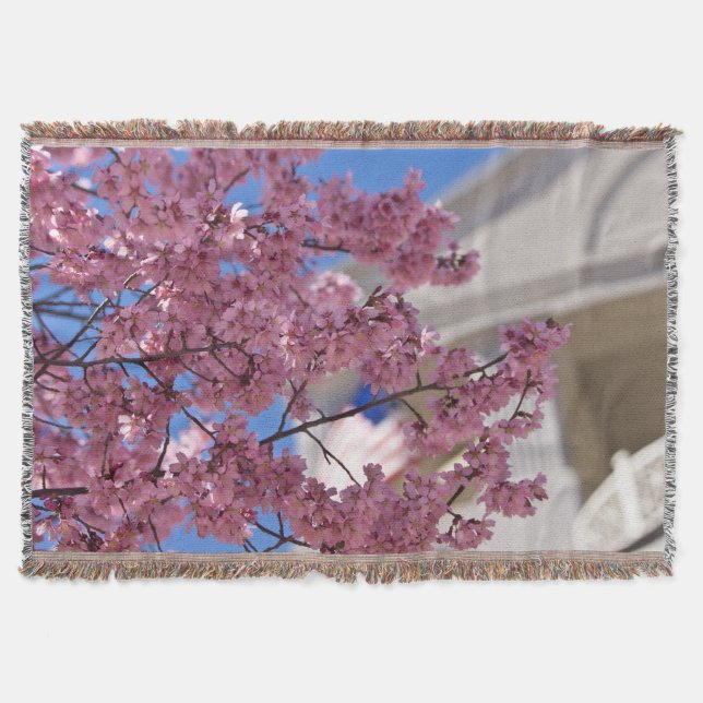 Sakura Cherry Blossoms Americana Decke (Vorderseite)