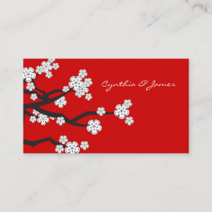 Sakura Cherry Blossoms Asiatische Hochzeitsfeier P Platzkarte