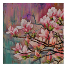 Sakura Cherry blüht Ölgemälde Acrylic