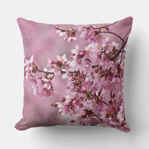 Sakura Cherry blüht pastellrosa Schichten Kissen