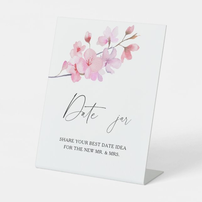 Sakura - datiert Nacht Ideen. Date Jar Bridgame Sockelschild (Vorderseite)