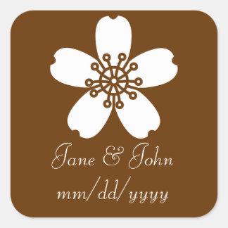 Sakura de charme en Sticker au chocolat