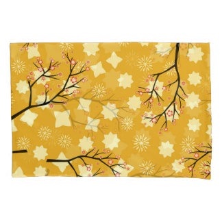 Sakura Elegance: Chinesisches Blumenmuster. Kissenbezug