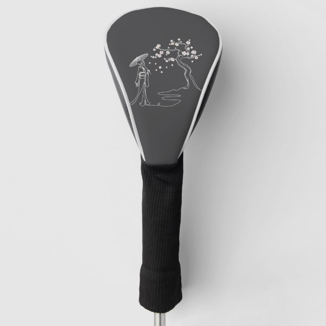 Sakura Elegance Golf Head Cover Golf Headcover (Vorderseite)