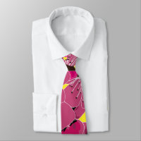 sakura fleurie jaune rouge cravates