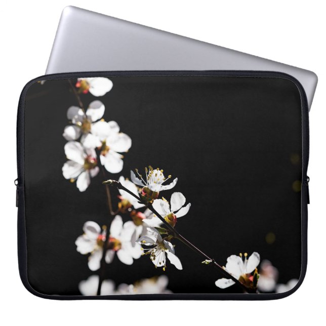 Sakura flowers laptopschutzhülle (Vorderseite)