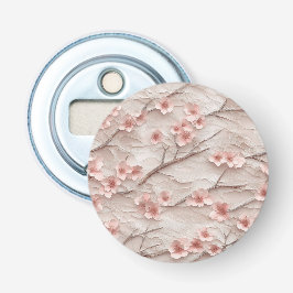Sakura Flüstert auf Marineblau Flaschenöffner