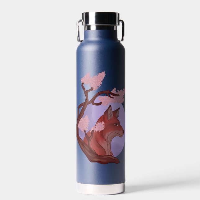 Sakura Fox Trinkflasche (Vorne)