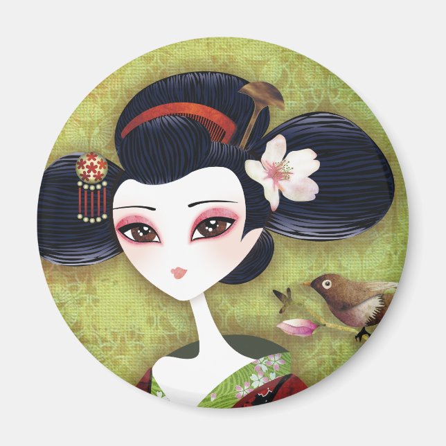 Sakura Girl Magnet (Vorne)