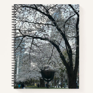 Sakura Jahreszeit in Shinjuku Notizbuch