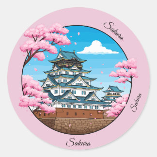 Sakura Japanese Castle Sticker Pack
