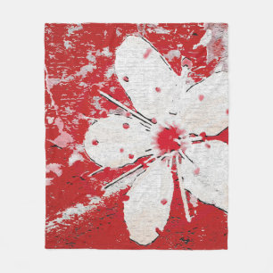 Sakura japanese Kirschblüte asiatische Blüte Fleecedecke