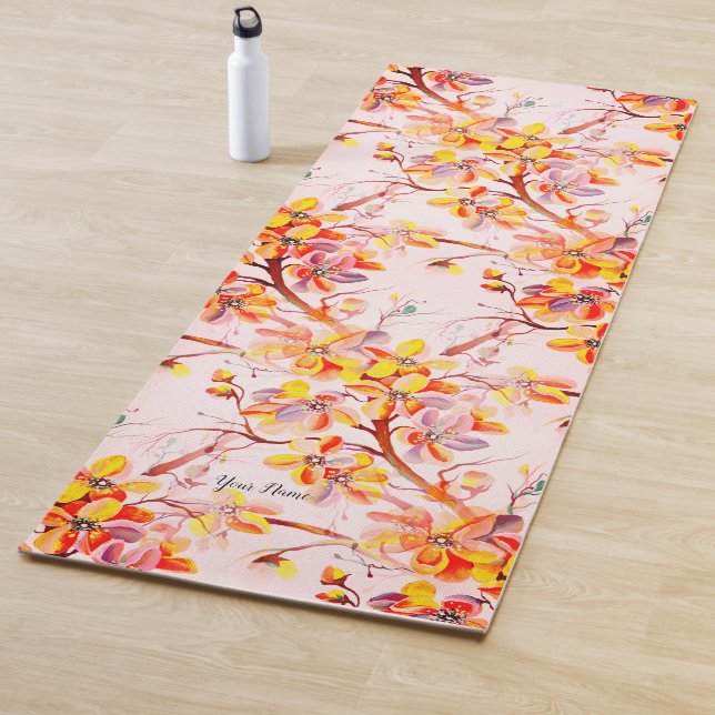 Sakura japanische Blume, Kirschblüte Blume Yogamatte (Beispiel)