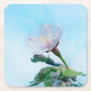 Sakura - Japanische Kirschblüte Rechteckiger Pappuntersetzer