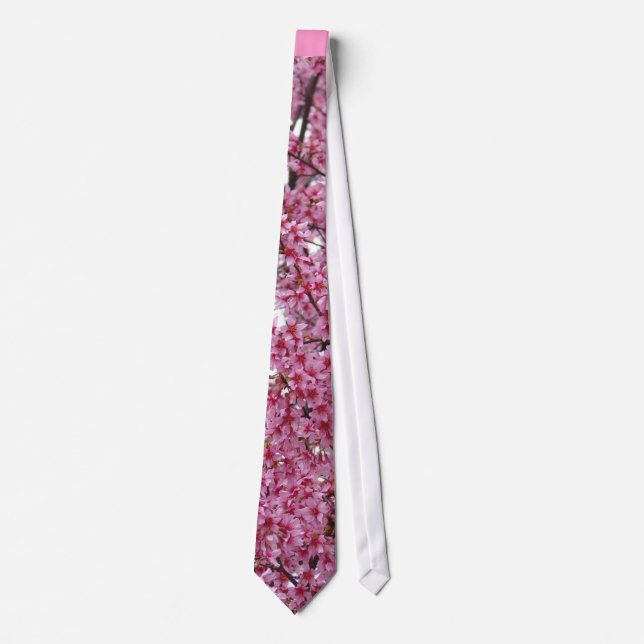 Sakura japanische Kirschblüten Krawatte (Vorderseite)
