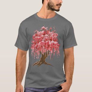 Sakura Japanischer Kirschblossom Baumart Grafik T-Shirt