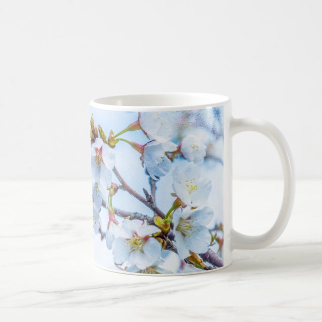Sakura - Japanischer Kirschblossom Kaffeetasse (Rechts)