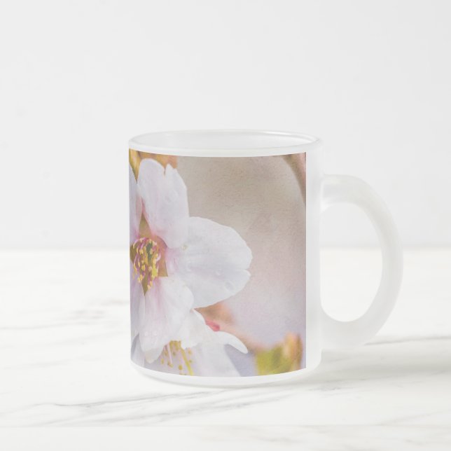 Sakura - Japanischer Kirschblossom Mattglastasse (Rechts)