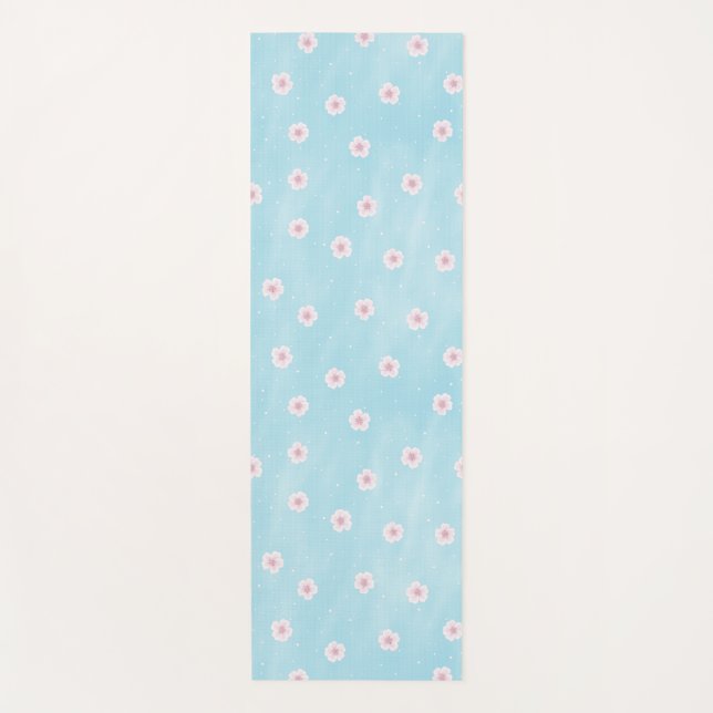 Sakura Japanischer Kirschblossom Yogamatte (Vorderseite)