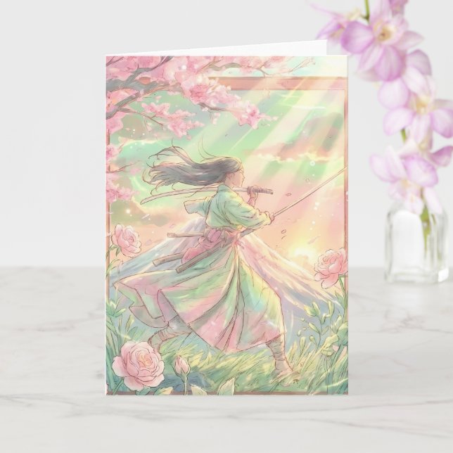 Sakura-Karte Karte (Orchidee)
