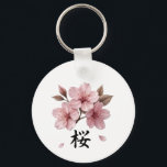 Sakura Katana Japanese Aesthetic Schlüsselanhänger<br><div class="desc">Embrace the fusion of strength and elegance with this Japanese-inspired design. Featuring a sharp Katana entwined with delicate pink Sakura (cherry blossoms) and traditional kanji for "Samurai Spirit" (侍の精神), this piece is perfect for fans of aesthetic, anime culture, and minimalist Japanese art. A bold statement for any urban wardrobe.</div>