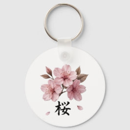 Sakura Katana Japanese Aesthetic Schlüsselanhänger