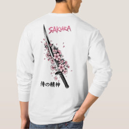 Sakura Katana Japanese Aesthetic Streetwear T-Shirt