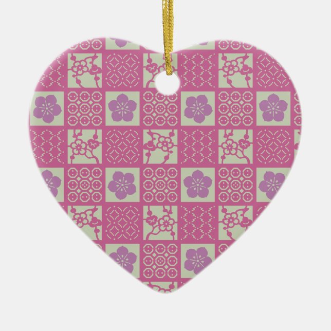 Sakura Keramikornament (Vorne)