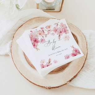 Sakura Kirschblüte Babydusche Servietten