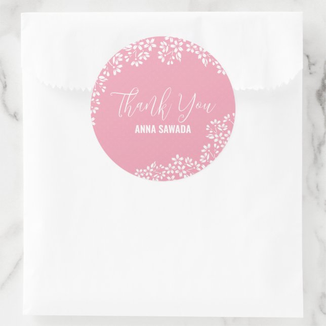 SAKURA Kirschblüte Danke, Stickers (Tasche)