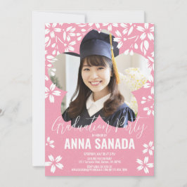 SAKURA Kirschblüte Einladung zur Graduiertenparty