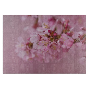 Sakura Kirschblüten Blasse rosa Reflexionen Schneidebrett