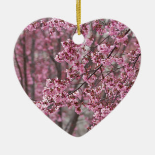 Sakura Kirschblüten Fließendes Rosa Keramik Ornament