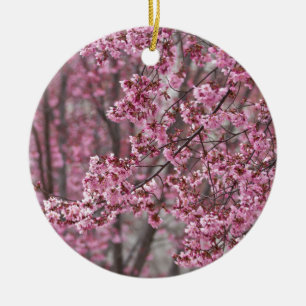Sakura Kirschblüten Fließendes Rosa Keramik Ornament