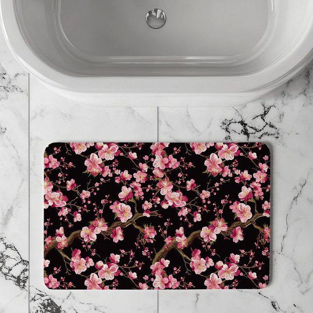 Sakura-Kirschblüten-Muster  Badematte (Von Creator hochgeladen)