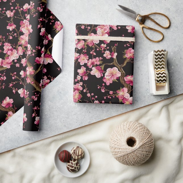 Sakura-Kirschblüten-Muster  Geschenkpapier (Kunsthandwerk)