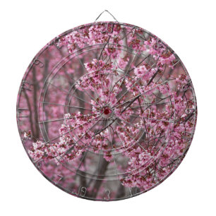 Sakura Kirschblüten pink Dartscheibe