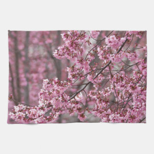 Sakura Kirschblüten pink Geschirrtuch