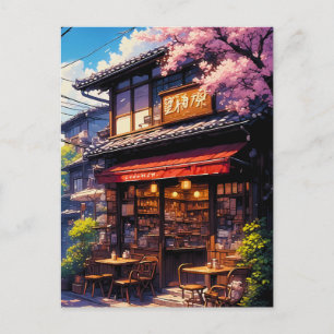 Sakura Kissa - Kirschblüten Café Postkarte