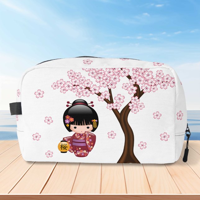 Sakura Kokeshi Doll - Niedliches japanisches Geish Waschbeutel (Von Creator hochgeladen)