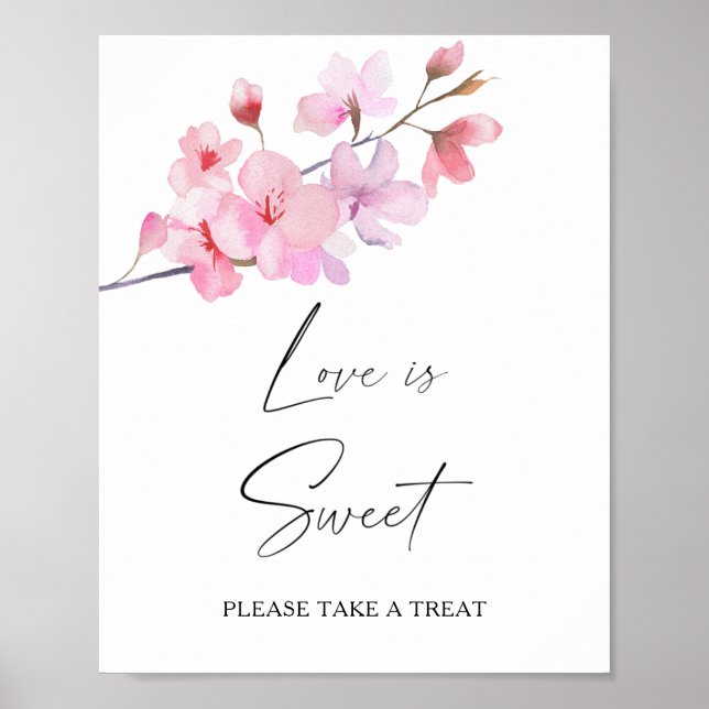 Sakura - Liebe ist süß und nimmt eine Leckerei Poster (Vorne)